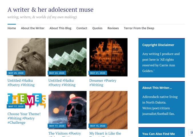 Carrie Anne Golden website