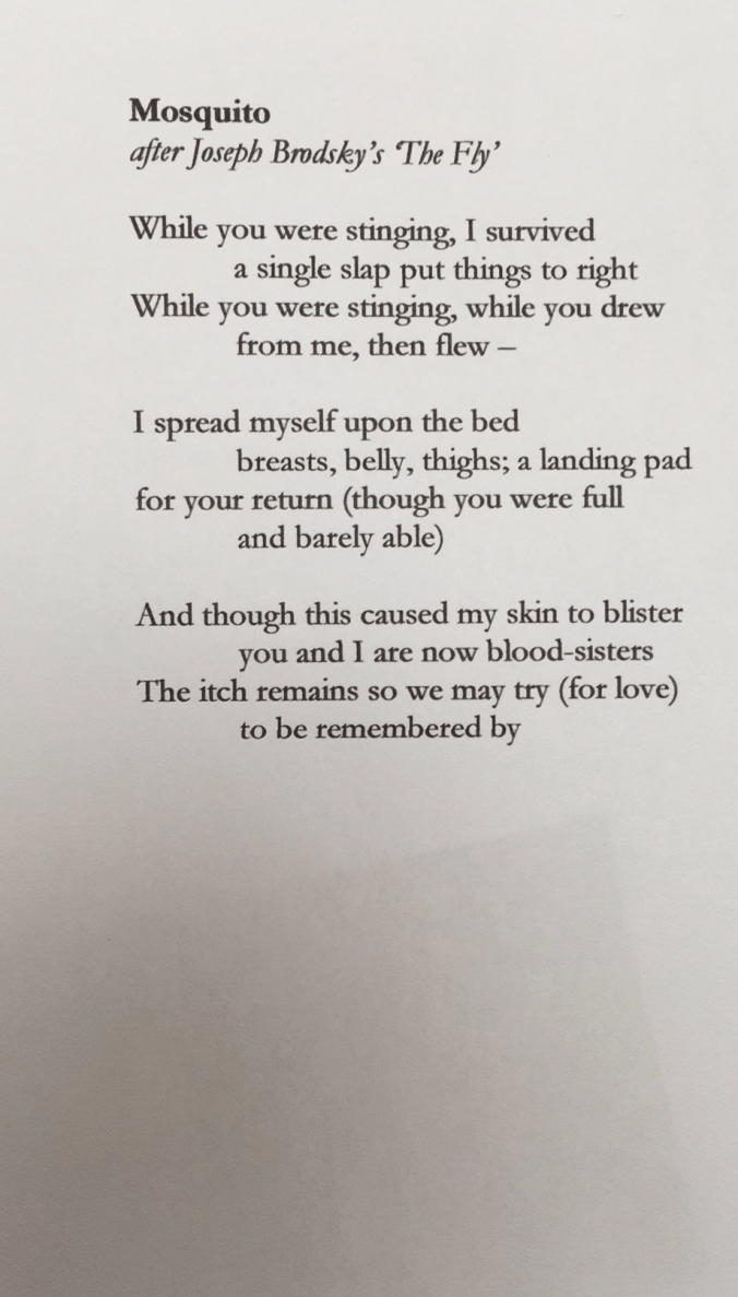 Cheryl Moskowitz Mosquito