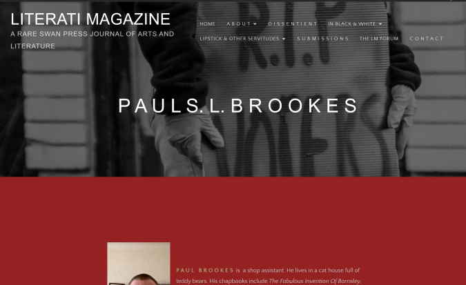 My Page at Lierati Magazine