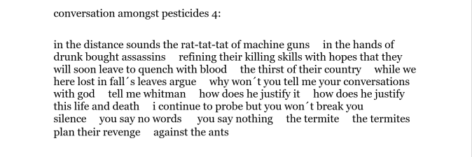 Zachary conversation among pesticides