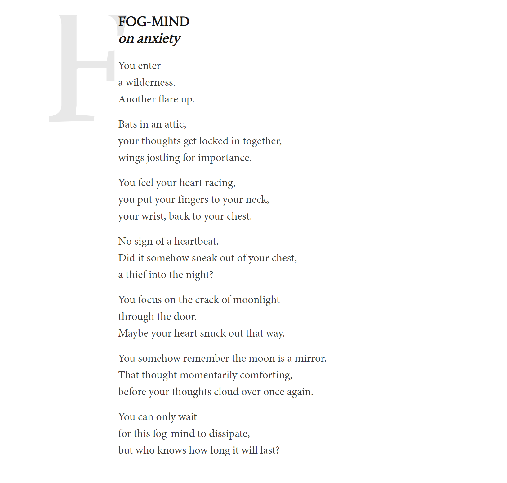 Fog-Mind By Greg Santos