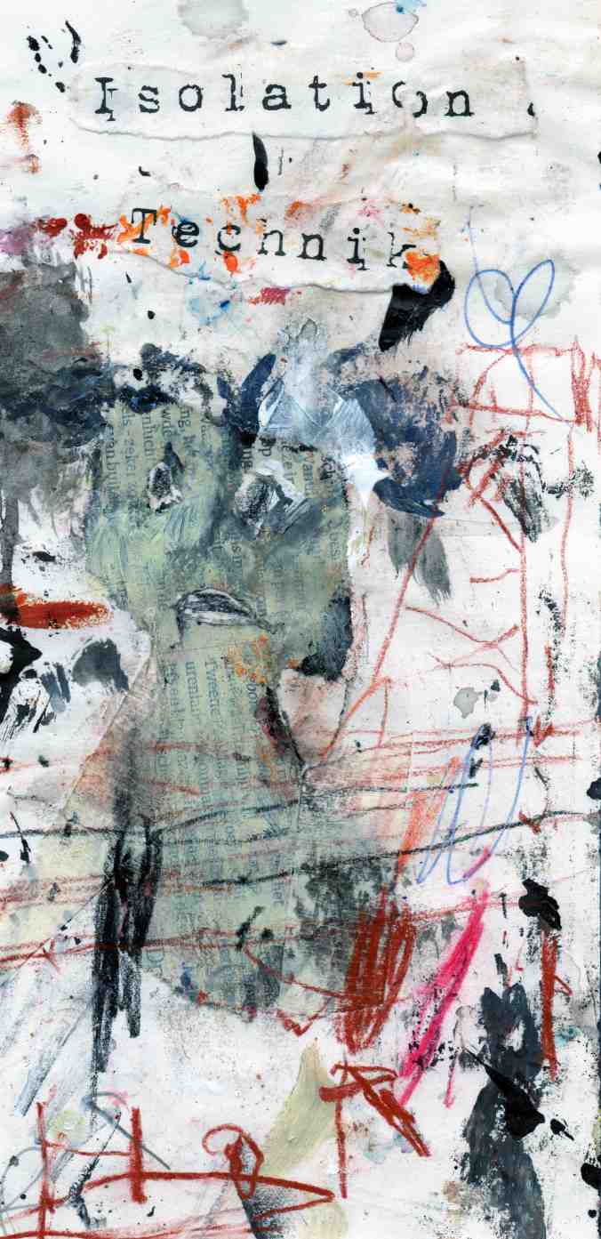 MH27 We never learn, mixed media on paper, 11 x 22,9 cm, 2020