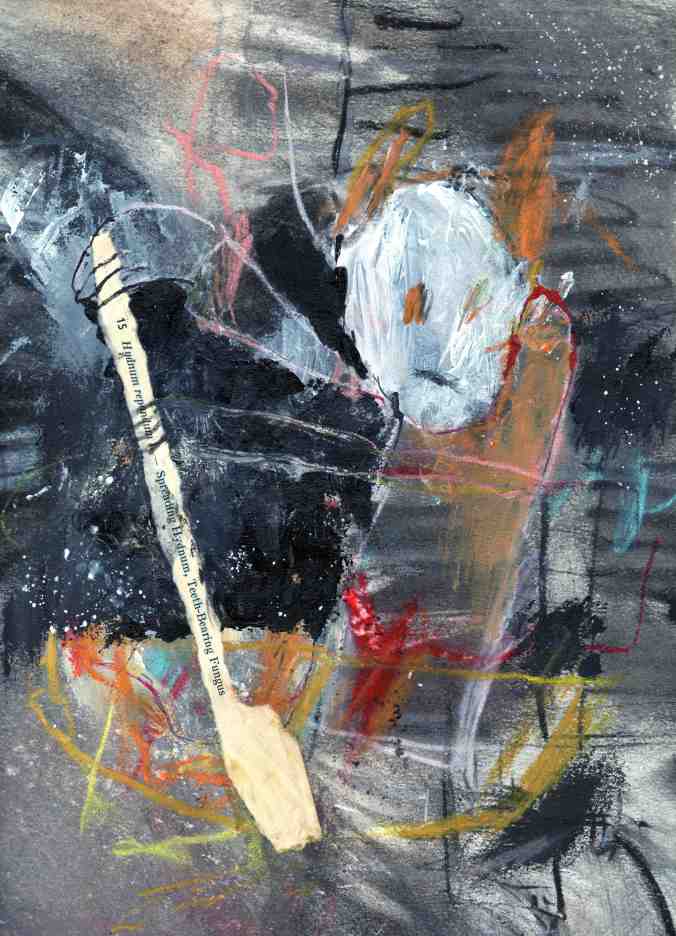 MH8 Charon, mixed media on paper, 22,4 x 30,6 cm, 2020