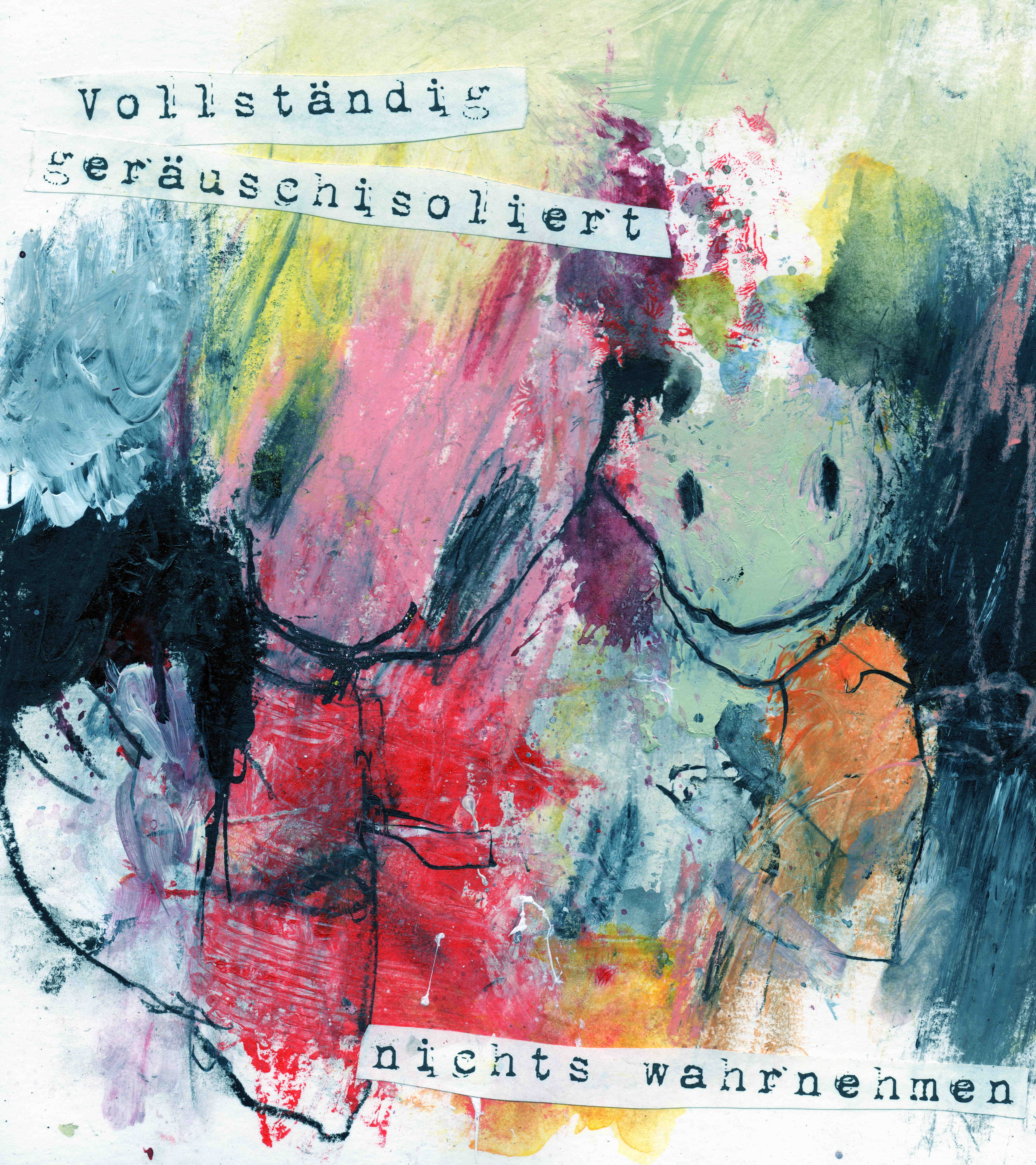 Ignore the real world forever, mixed media on paper, 21 x 24,3 cm, 2020 MH15