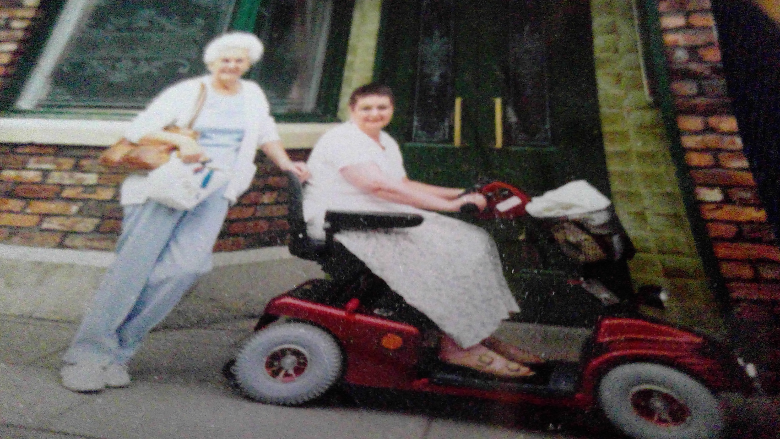 Mam at Coronation street clearer