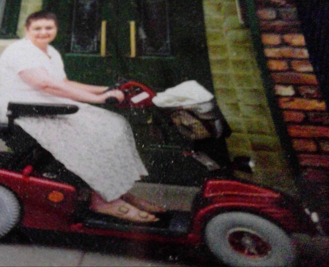 Mam at Coronation street clearer