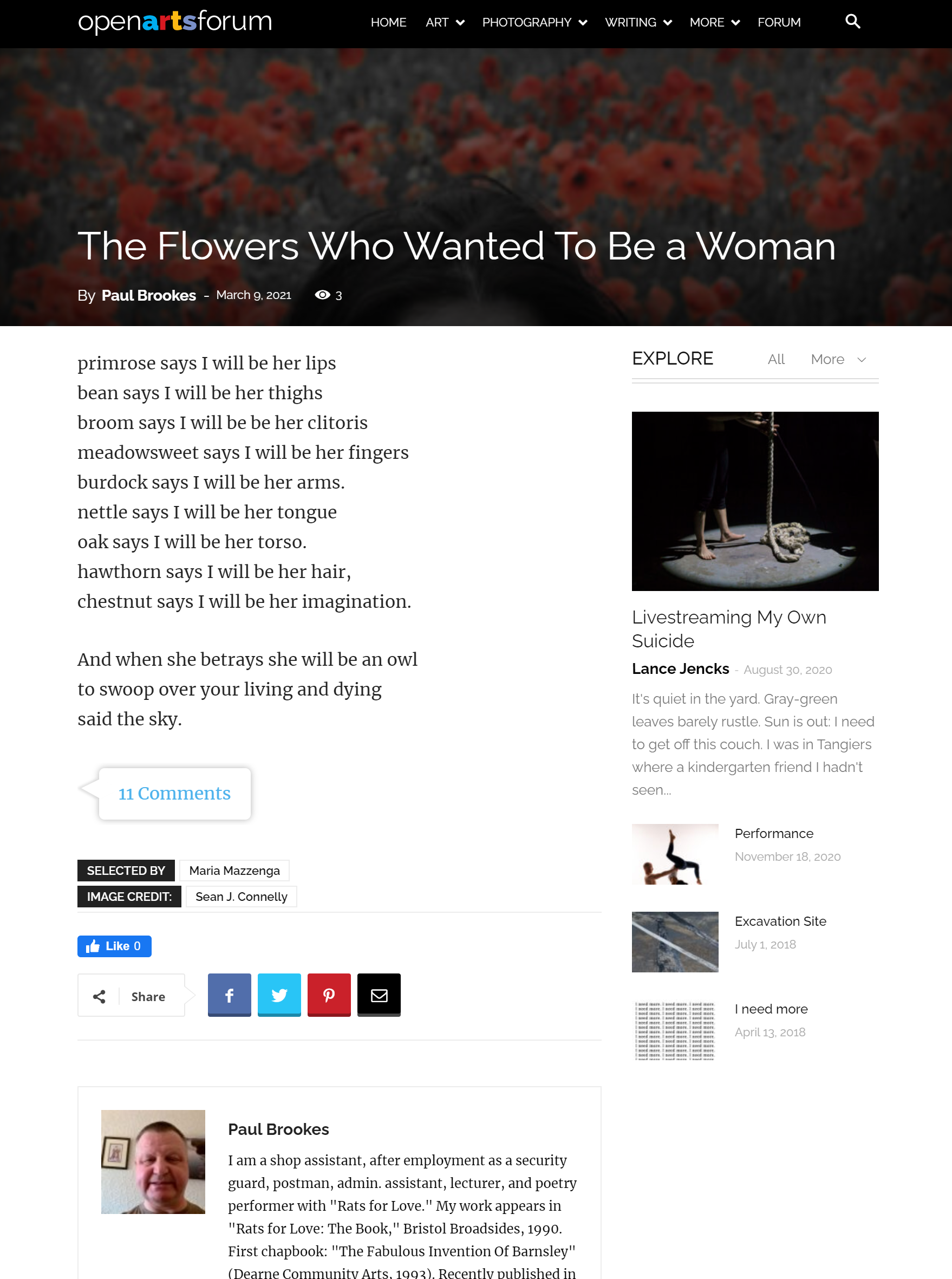 The Flowers Wo Wanted To Be a Woman