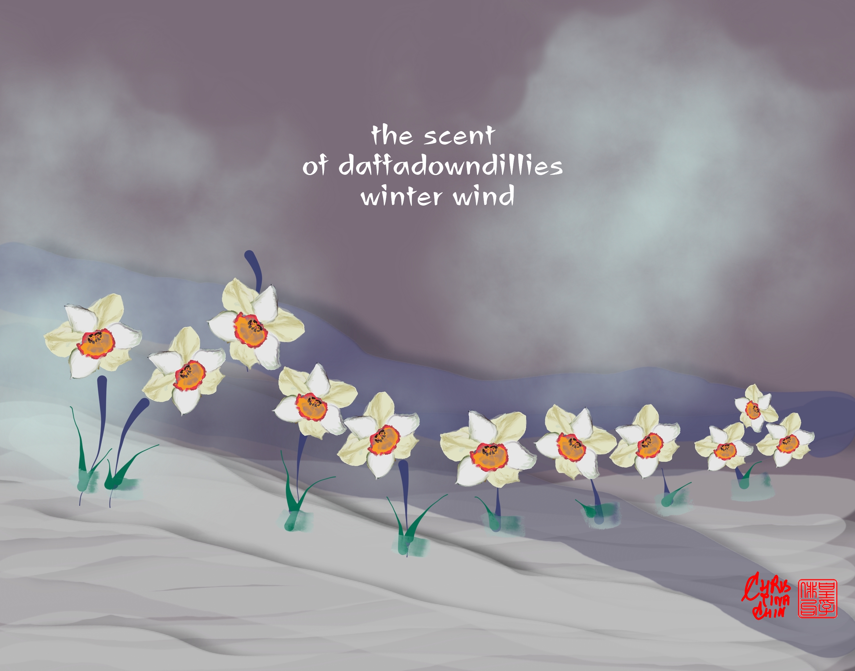 ChristinaChin_ daffodils _Bamboo Hut