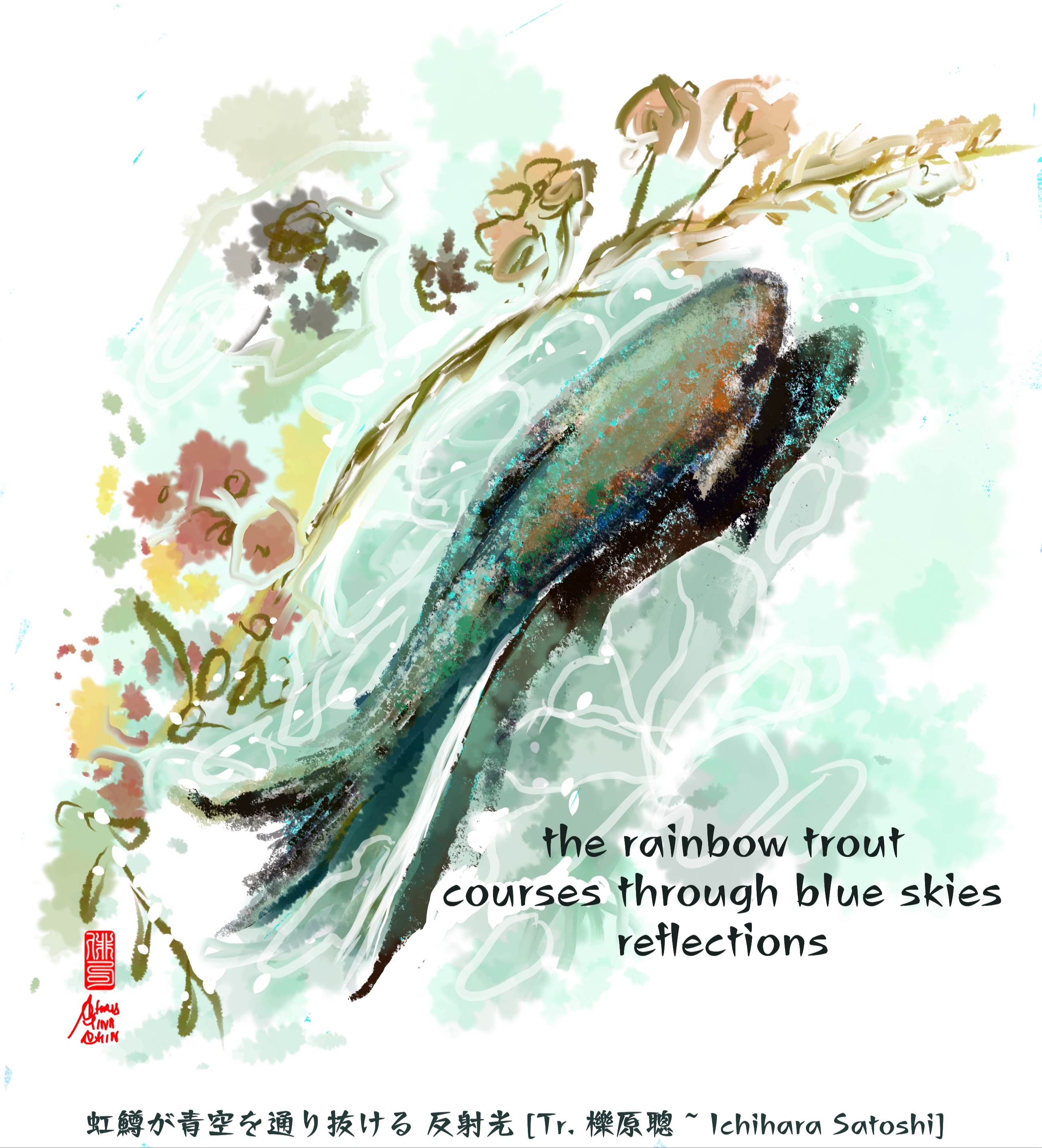 ChristinaChin_rainbow trout_ Fireflies's Light