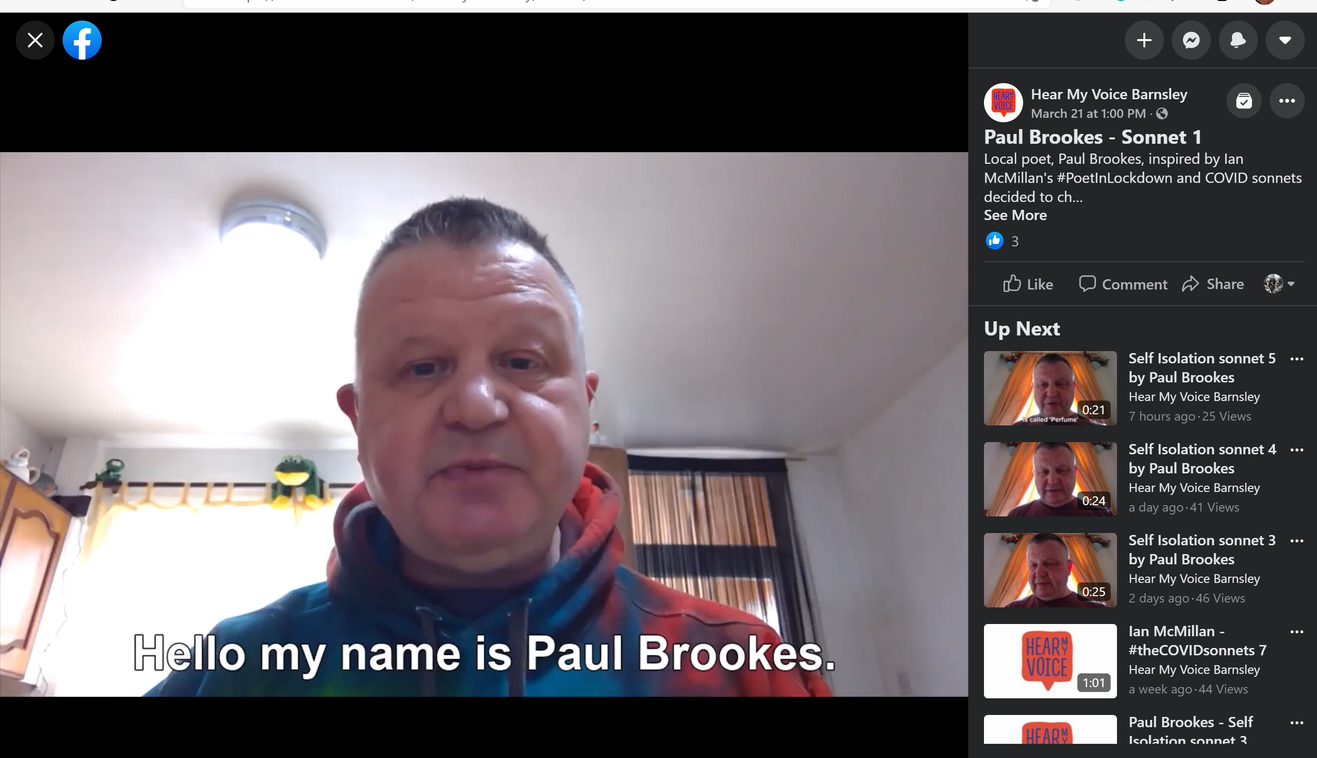 HMV Barnsley Sonnet shot