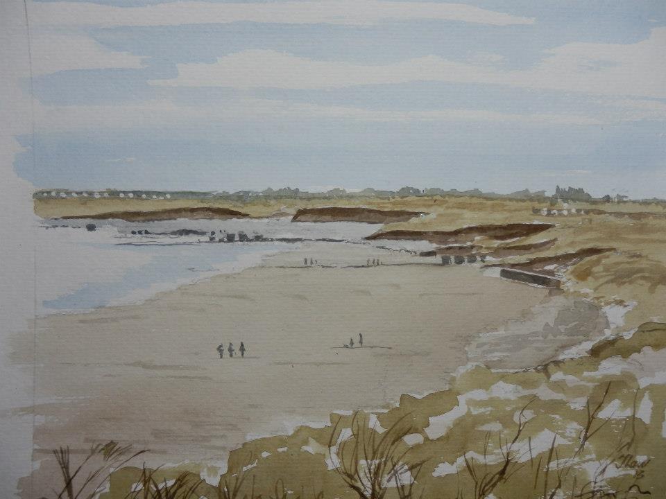 JL18 Barmston looking from Fraisethorpe by John Law