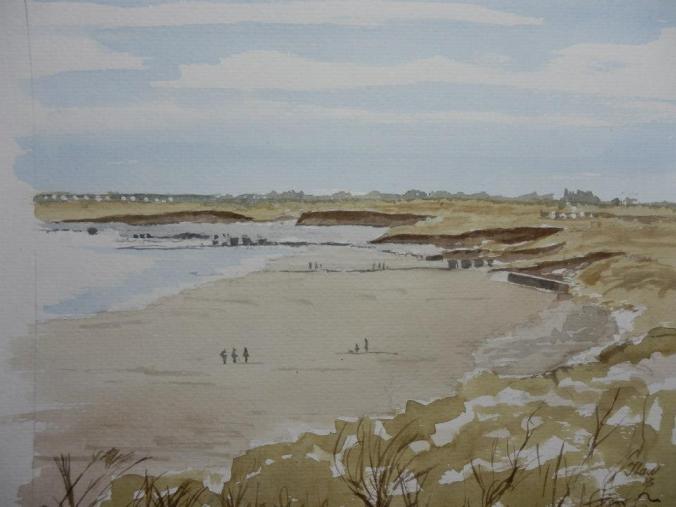 JL18 Barmston looking from Fraisethorpe by John Law