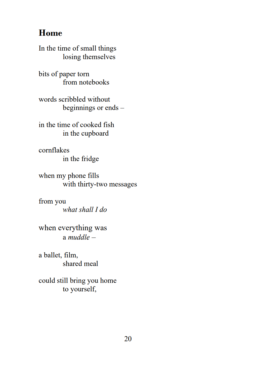 Home by Sue Proffitt