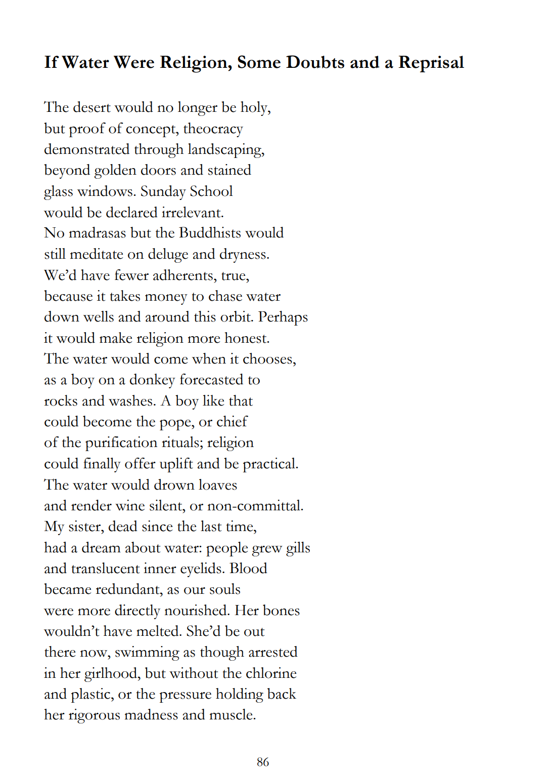 water by Jane LaForge