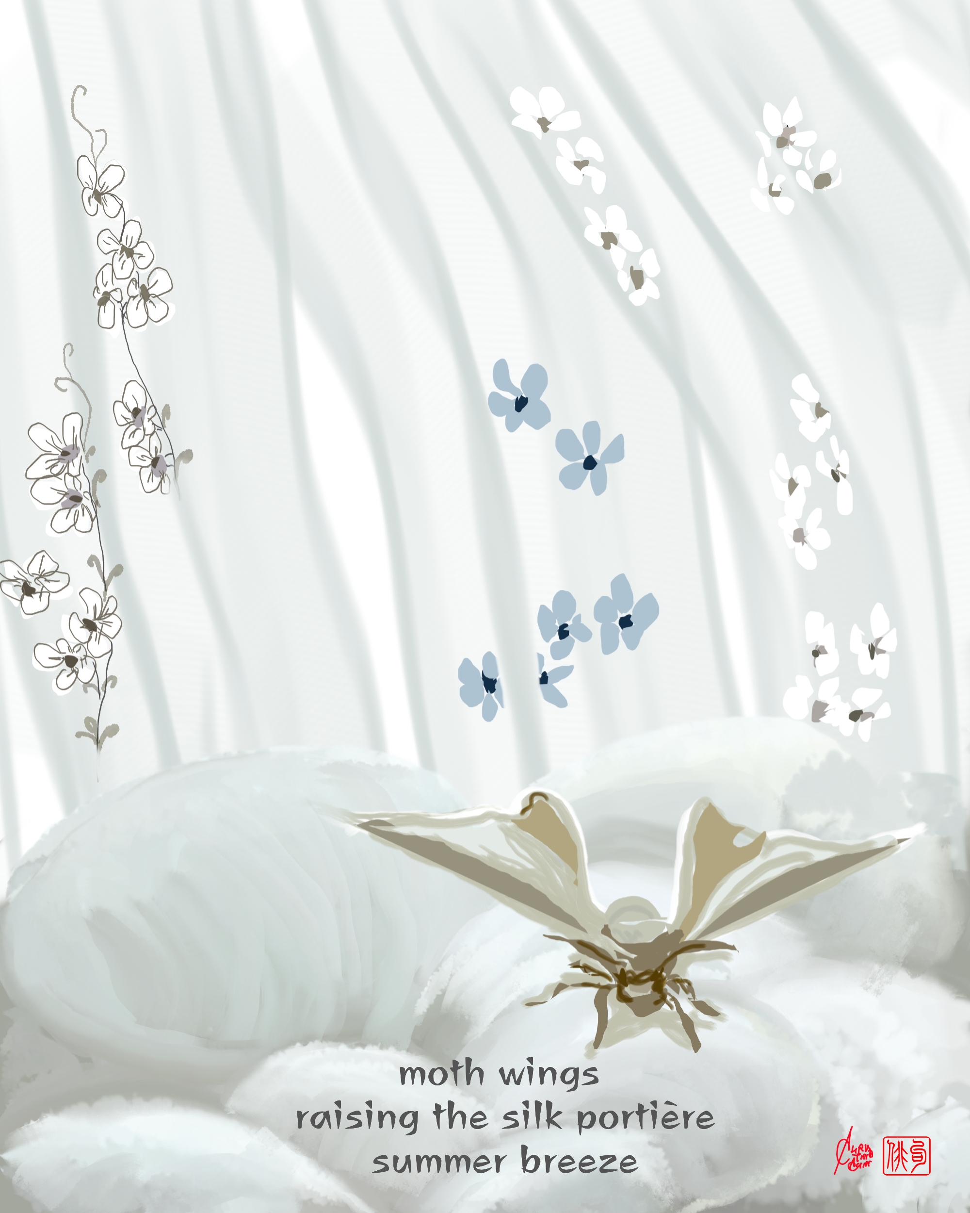 ChristinaChin_silk portière_Cantos2021 moth