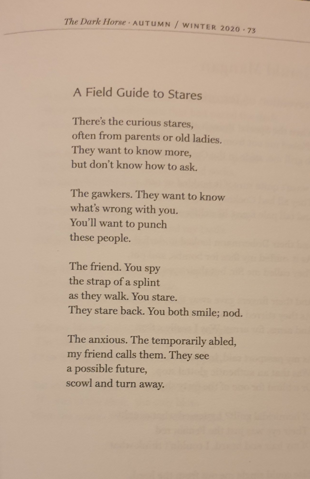 Stares by Karl knights