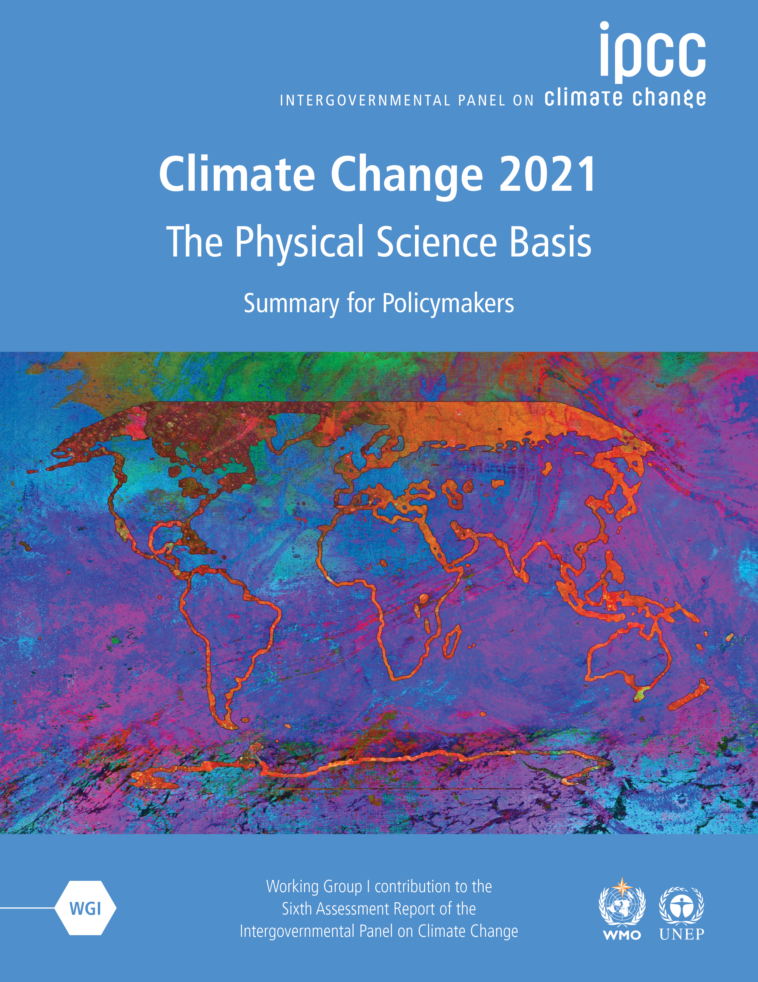 ipcc report 2021 cover