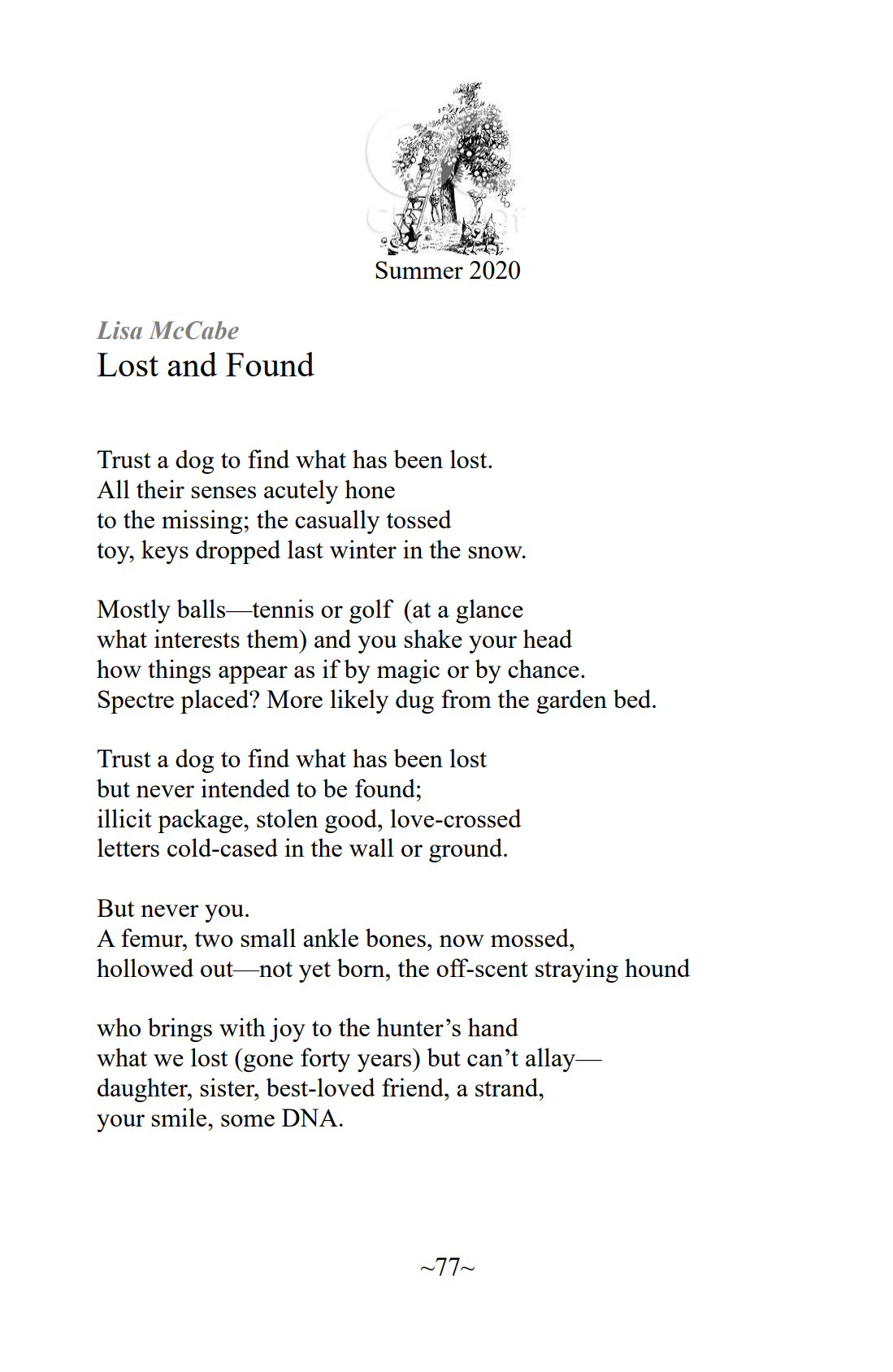 lost and found by Lisa McCabe