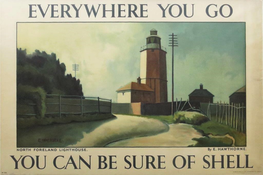 North Foreland Lighthouse as Shell advert