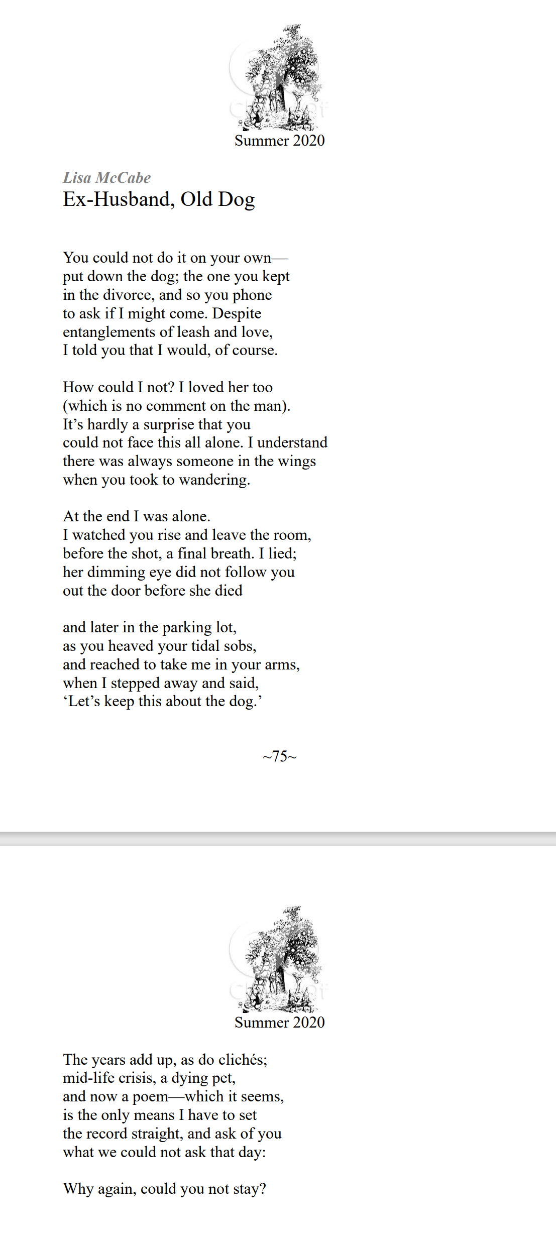 old dog ex husband by Lisa McCabe