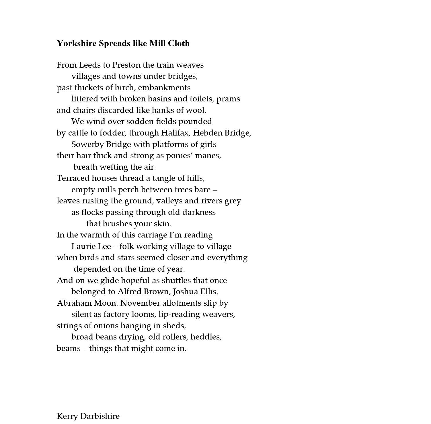 Yorkshire by Kerry Darbyshire