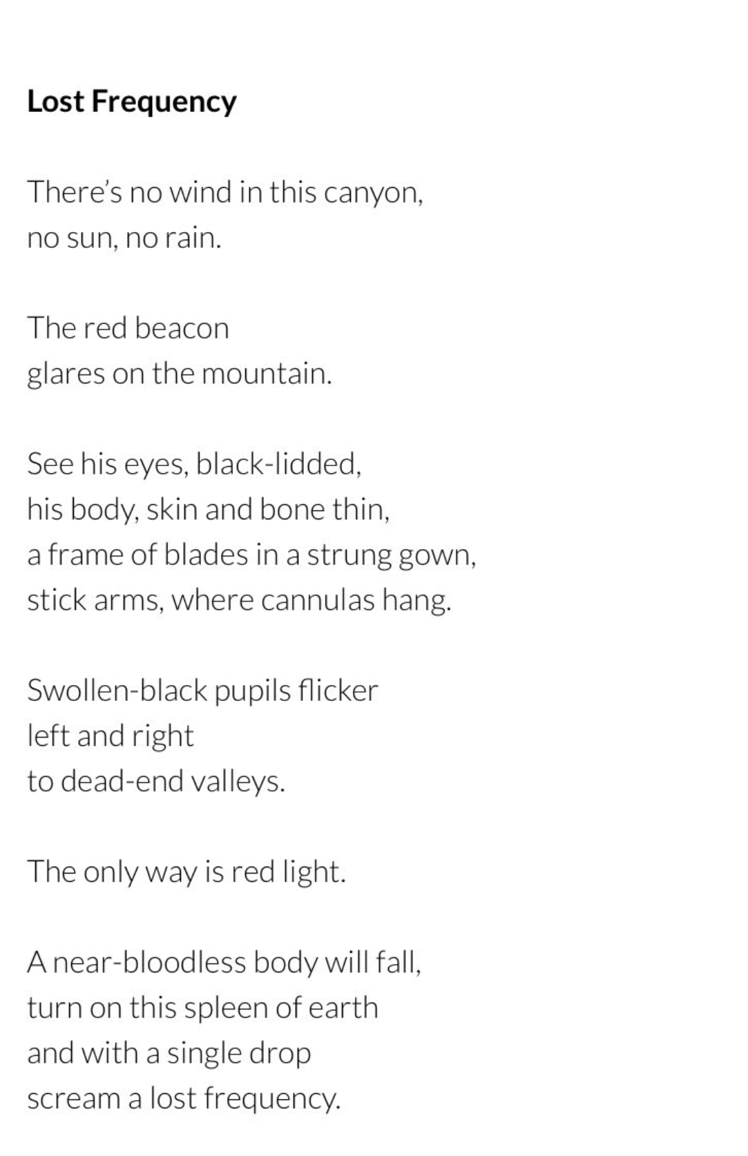 Lost Frequency by Matthew C.