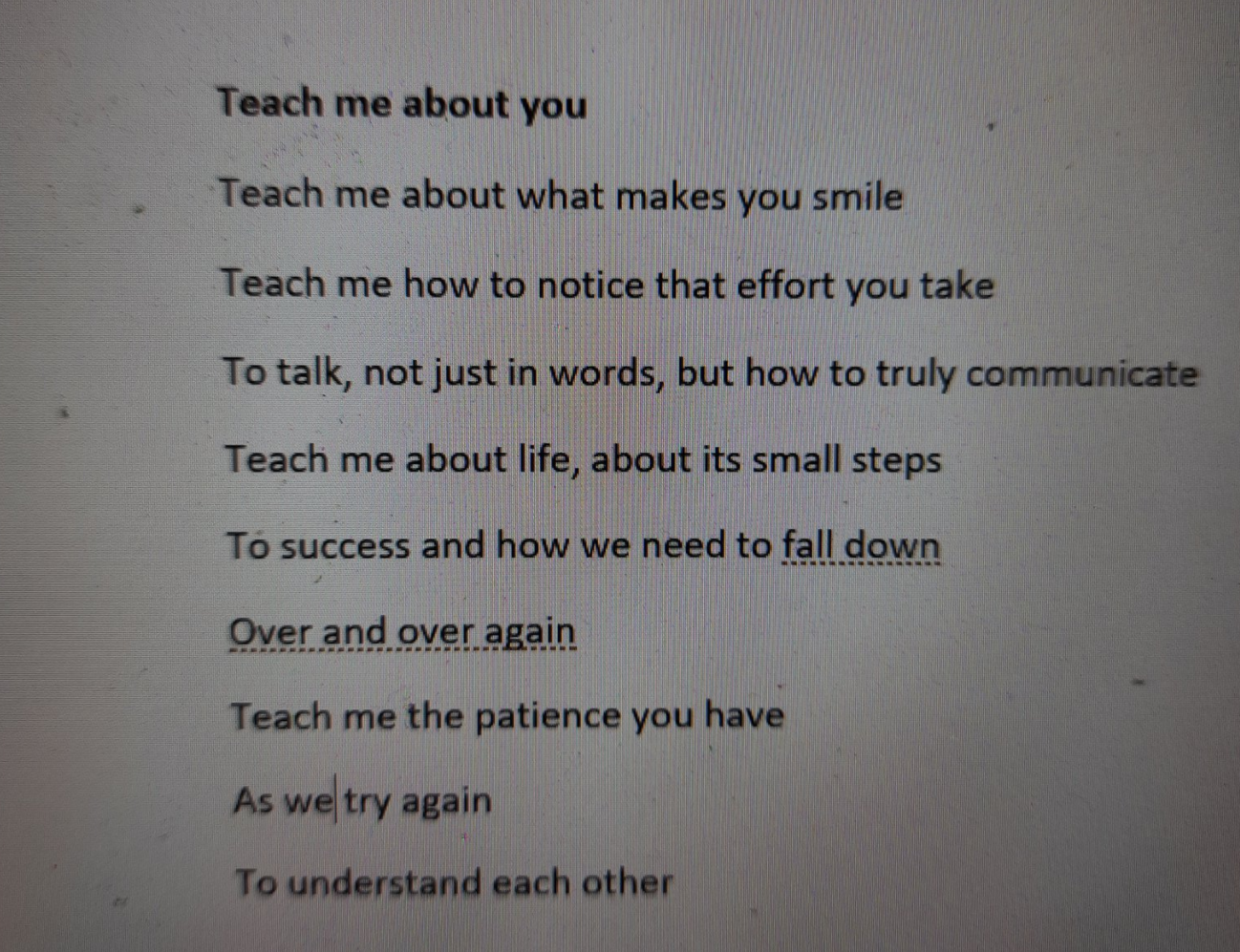 teach me about you by Brenna Farrow