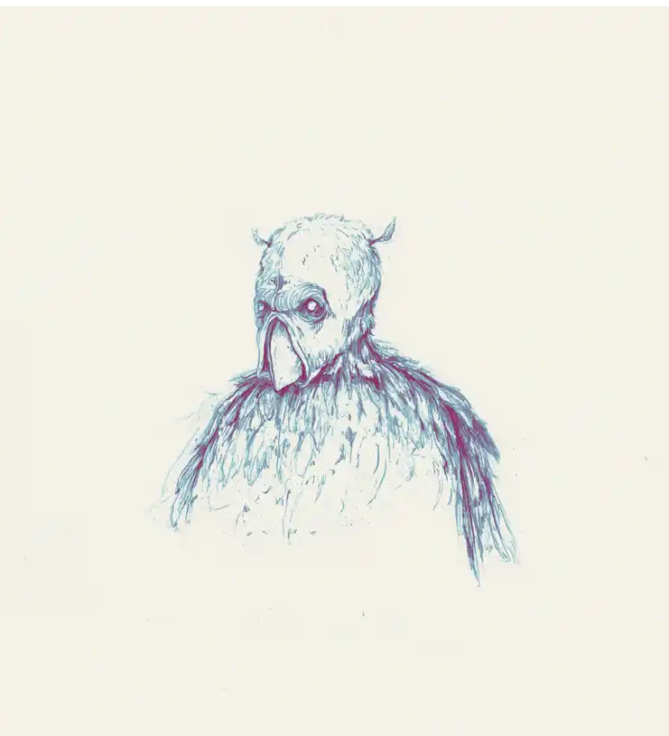 the creepy owlman by pat perry