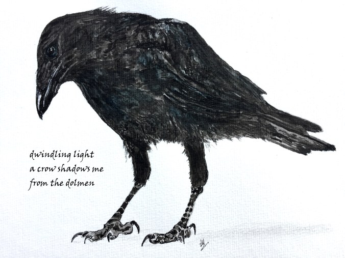 dwindling light crow dolmen