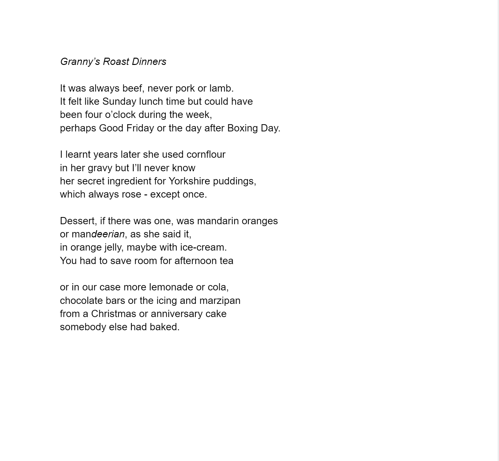 Granny's Roast Dinners by Peter Donnelly