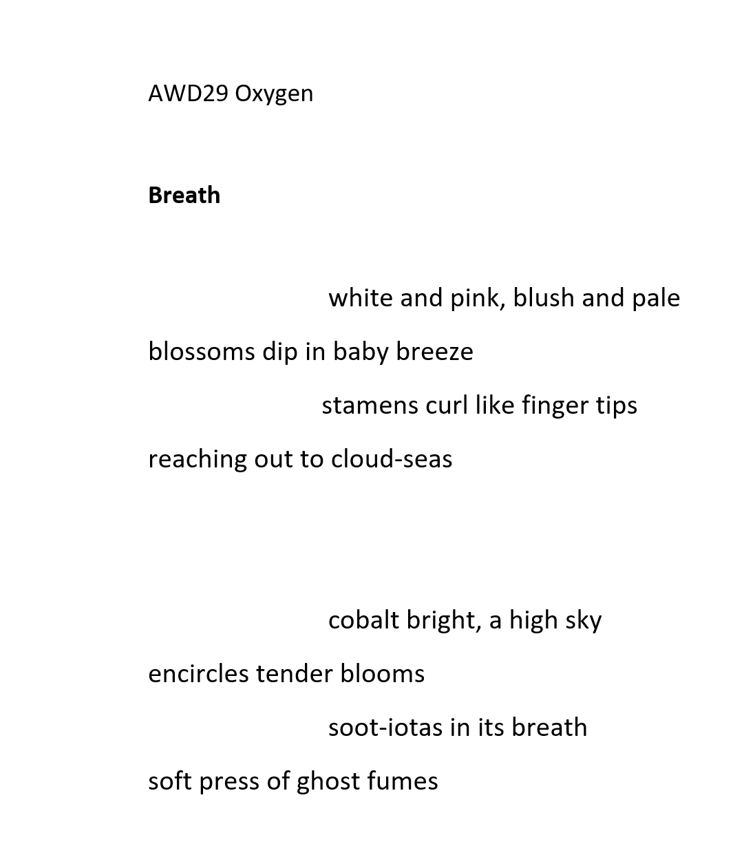 breath by lesley curwen