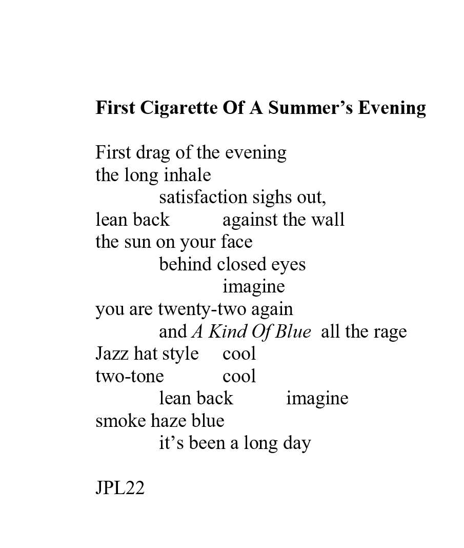 first cigarette by beth brooke