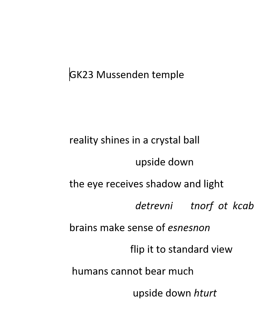 mussenden temple by lesley curwrn