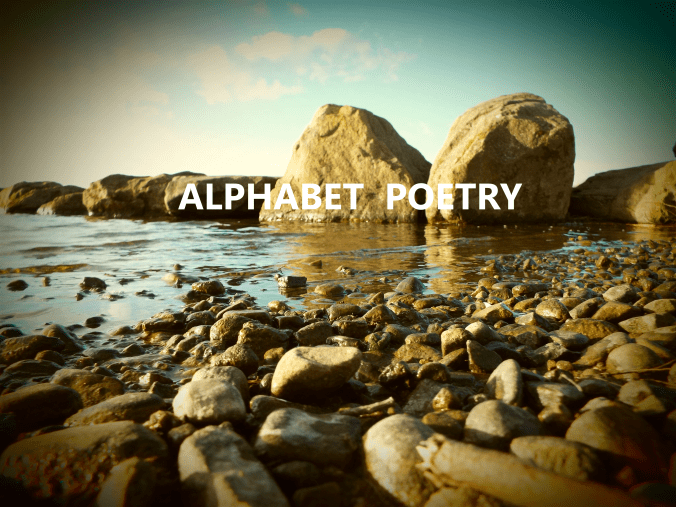 Alphabet Poetry with text
