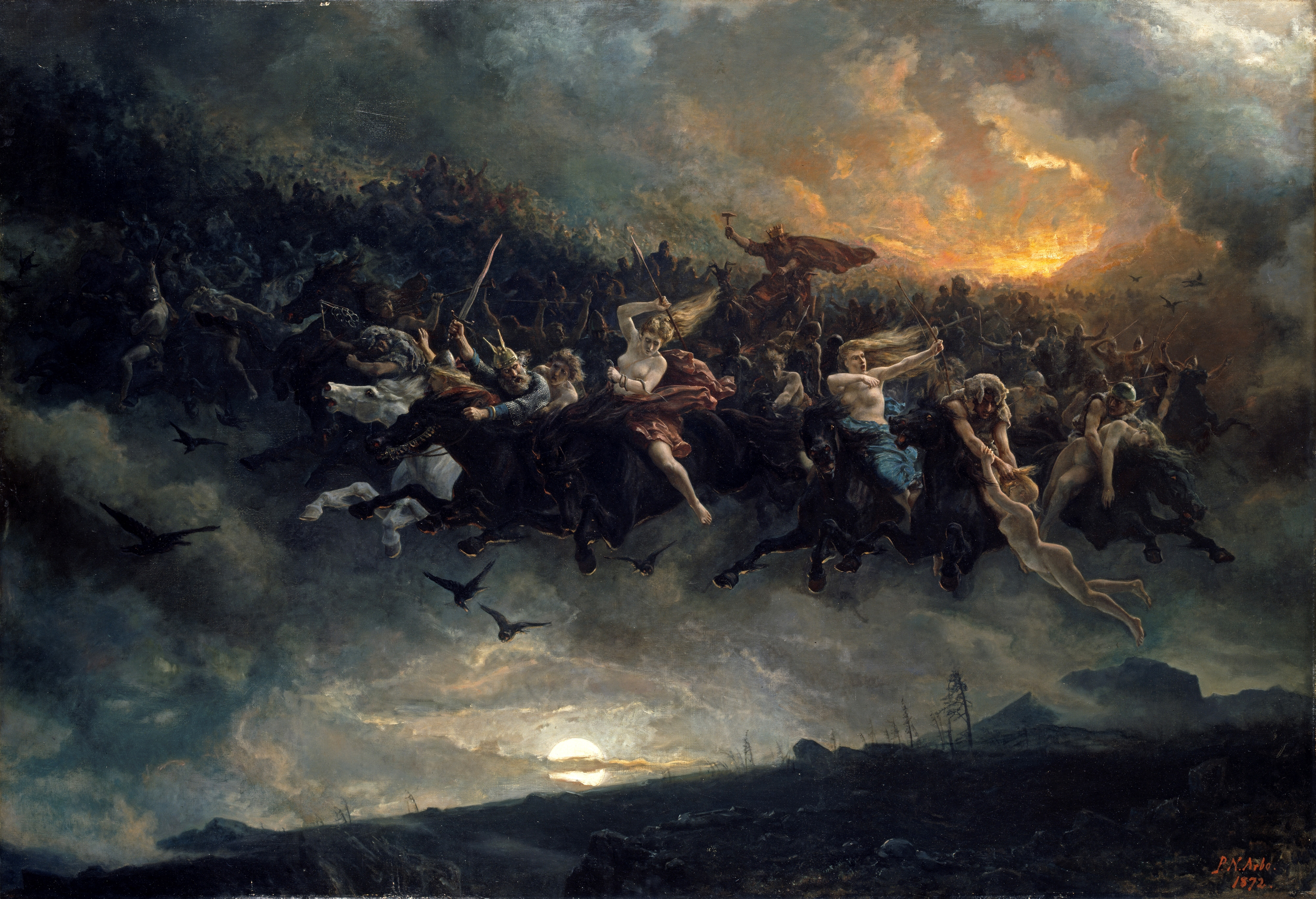 NOR Åsgårdsreien, ENG The wild Hunt of Odin