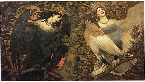F 2.27. Sirin Vasnetsov_Sirin_Alkonost