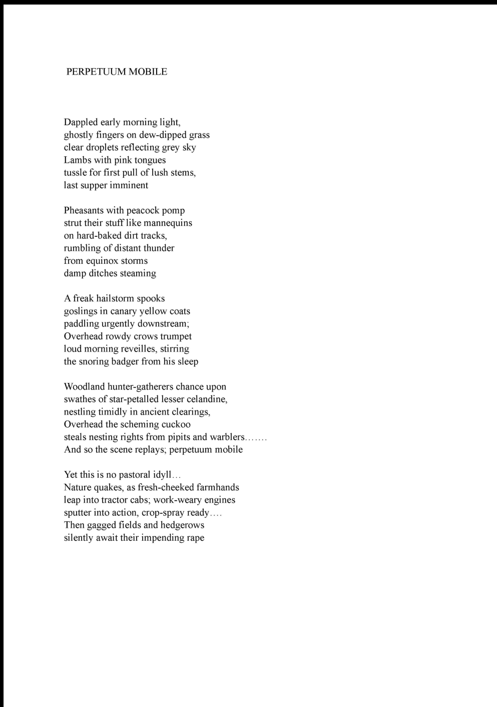 perpetuum mobile by margaret royall